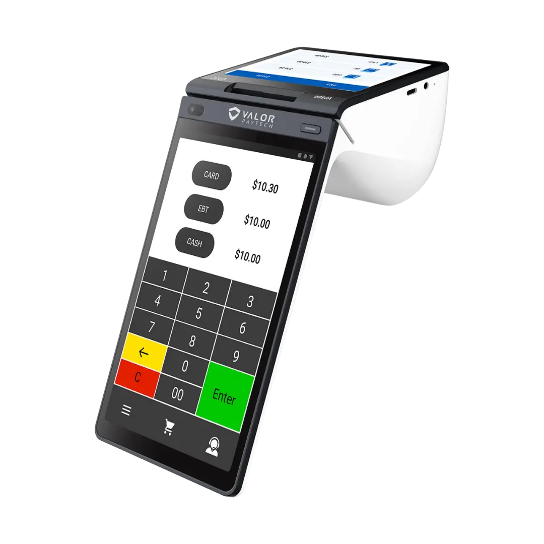 Valor PayTech VP800 all-in-one POS terminal