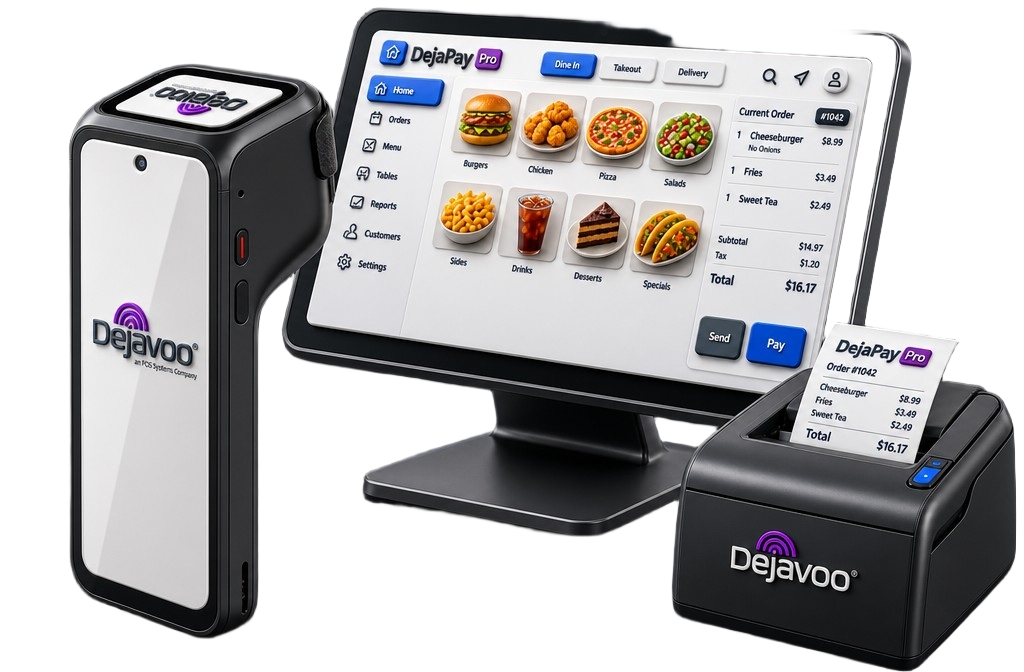 Dejavoo payment equipment with DejaPay Pro point-of-sale system